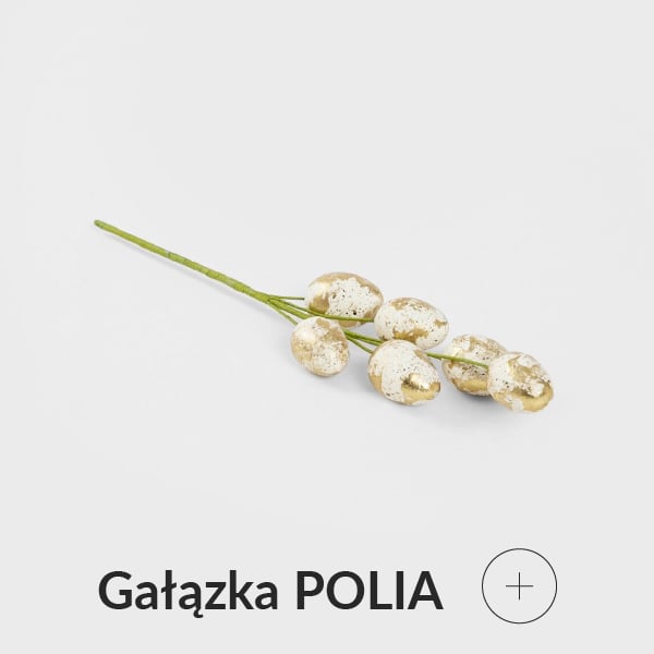 Sztuczna gałązka wielkanocna z jajkami