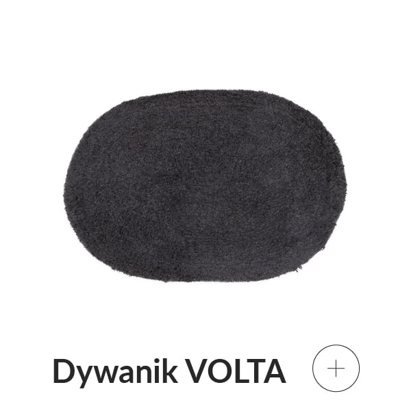 Czarny dywanik do łazienki