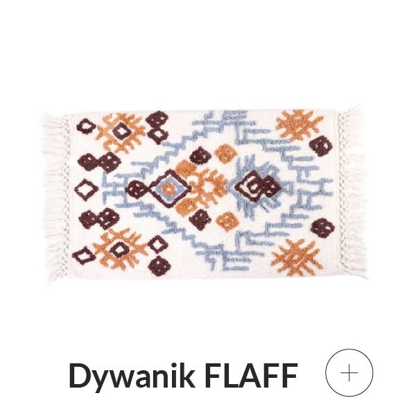 Dywanik łazienkowy we wzory