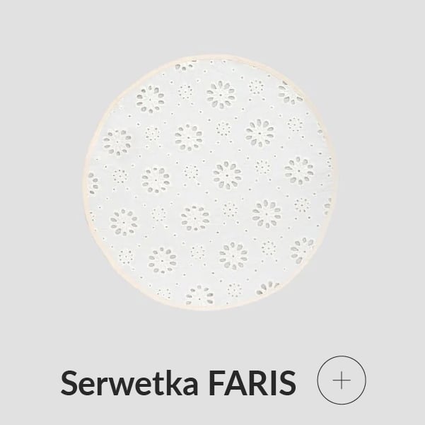 Serwetka na stół koronkowa