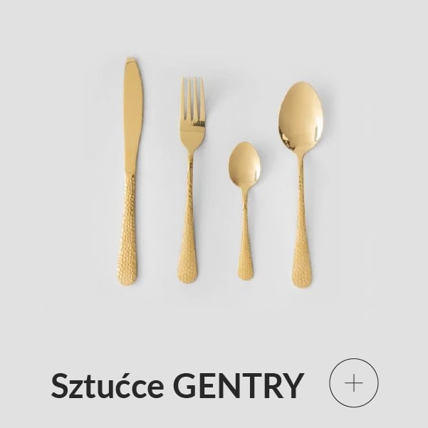 Sztućce złote