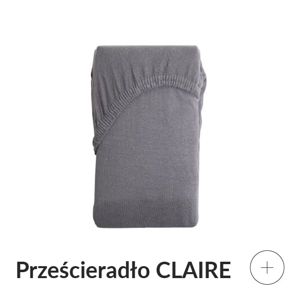Prześcieradło szare