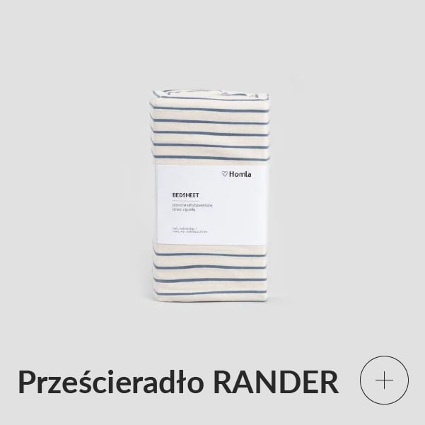 Prześcieradło z gumką w paski