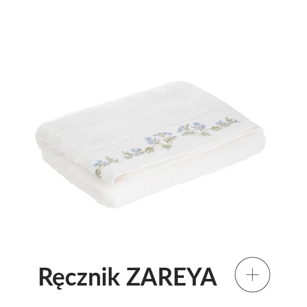 Ręcznik biały z haftem