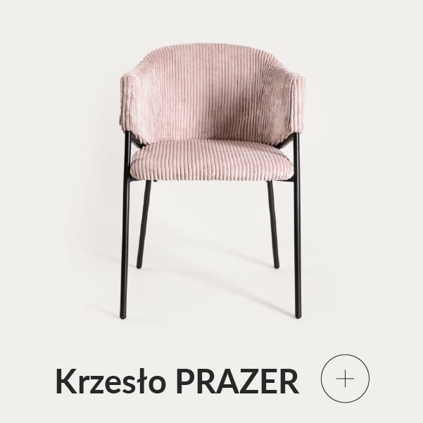 Krzesło pudrowo różowe