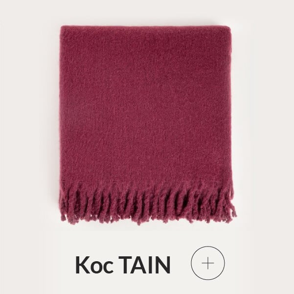 Koc burgundowy